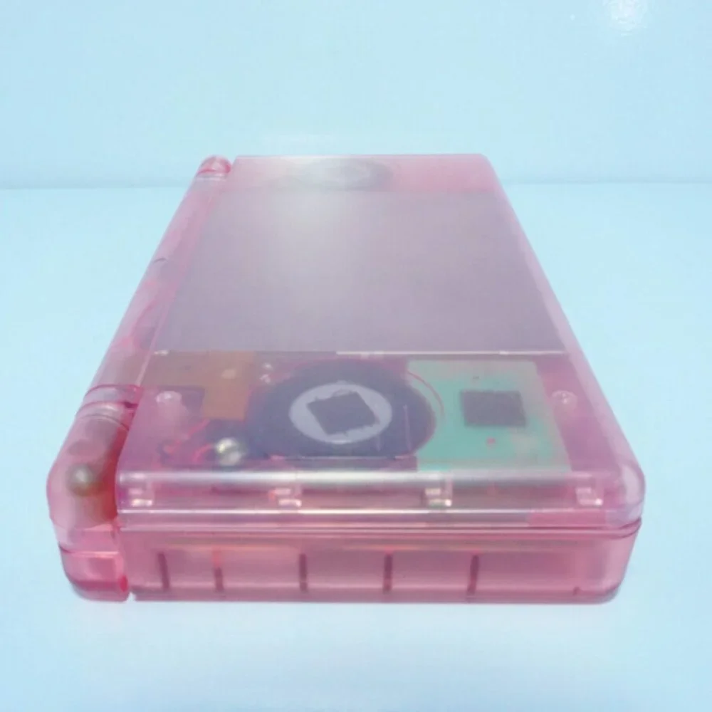 Nintendo DS Lite Transparent Clear Cherry Pink Handheld System with Charger